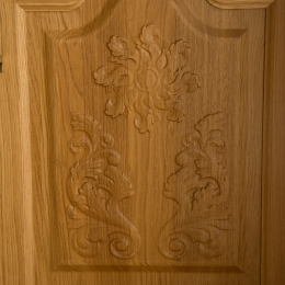 detajl dnevne sobe hrast