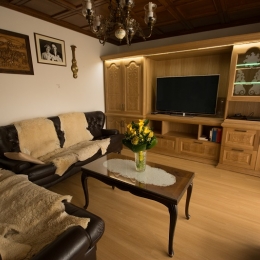 dnevna soba z razsvetjavo