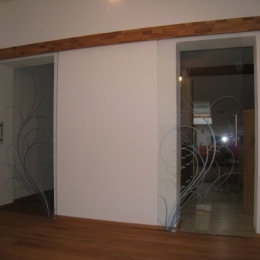 dvojna steklena drsna